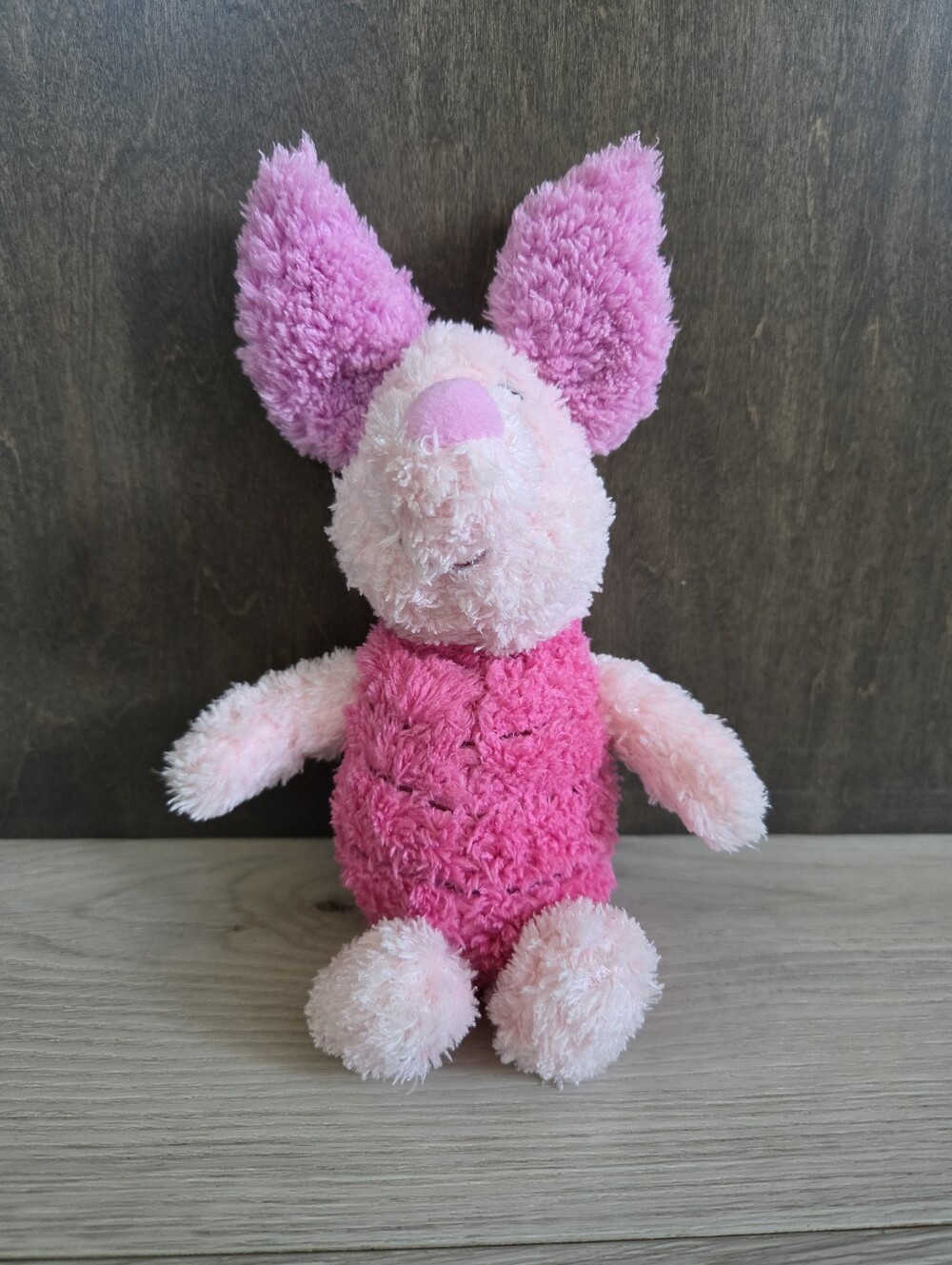 Vintage Gund Disney Classic Pooh Series Fuzzy Piglet 9" Plush